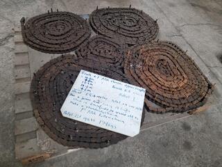 5x Coils of 1-inch Pitch Roller Chain