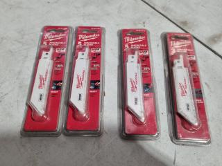 Milwaukee M12 Hacksaw Blades, 4x 5-Blade Packs, New