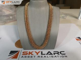 Kagi Rose Gold Plated Xena Necklace