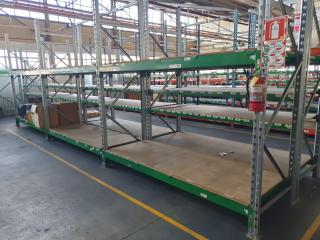 4 Bays of Industrial Shelving / Pallet Racking