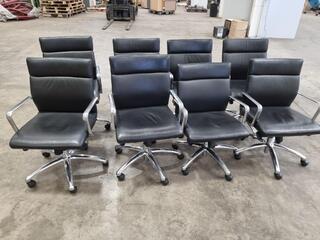 8x Modern Office Boardroom Chairs