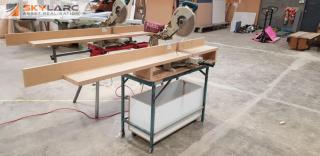 Makita Combination Mitre Saw on Table