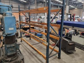 Single Bay Pallet Racking Shelving Assembly