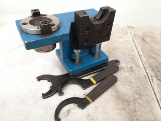 NT40 / BT40 Mill Tool Holder Vice w/ 3x Collet Wrenches