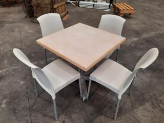 Cafe Style (Collapsible) Table  and Chairs Set