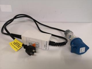 Industrial Single Phase Power Cord 16A Adapter