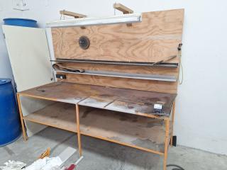 Metal Workbench w/ Contents