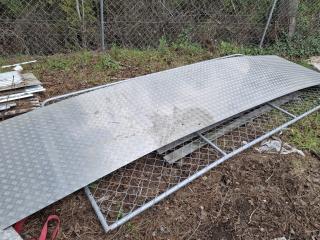 Large Sheet of Stainless Steel Tread Plate