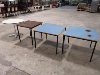 4x Assorted Tables