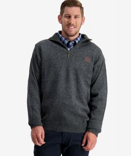 Swanndri Men's Mariner Zip Neck Sweater, Size M