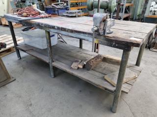 Workbench Table w/ Vice