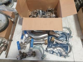 Box of Stainless Pipe Fittings