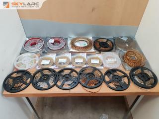 Large Lot of LED Strip Lights