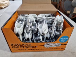 Gallagher Insulated End Strainers, Bulk Box of 20x Units