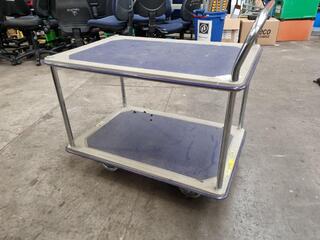Sturdy Mobile Shelf Trolley