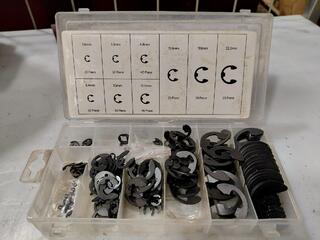 E-clip assortment set in plastic case