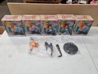 5x Vibration Stars Uzumaki Naruto Anime Figures, New