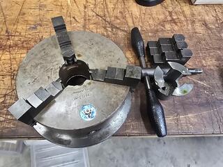 Lathe Chuck on Plate