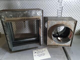 2x Fire Stop Shutoff Vents