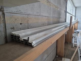 24 Lengths of New Aluminium Extrusion 