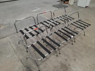 6 x Chrome Luggage Rack