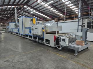 Large Heat Drying Tunnel with Stacker