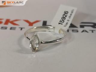 Marquise Cut Ring | Medium | Clear Quartz