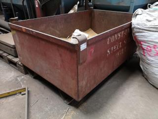 Heavy Steel Industrial Material Bin