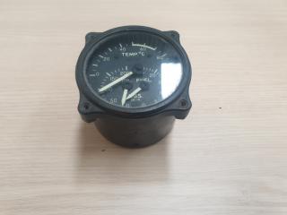 Aircraft Temperature and Fuel Pressure Gauge