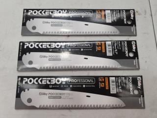 3xSilky Pocketboy Professional Saw Blades