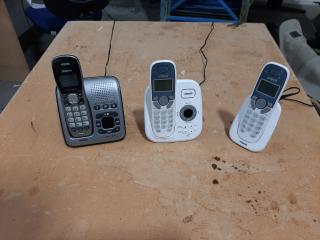 3 Cordless Telephones