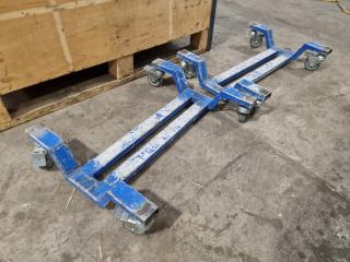 2x Low Materials Transport Trolley's