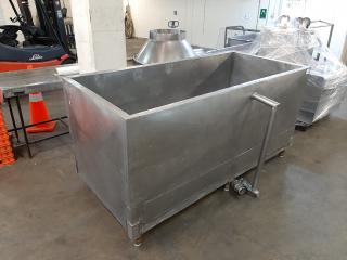 Large (~200L) Industrial Stainless Steel Tank