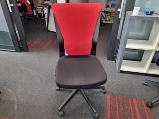 Stylish Red/Black Office Desk Chair