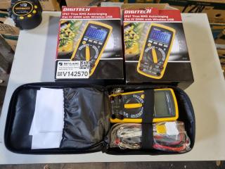 2 x Digitech Multimeters