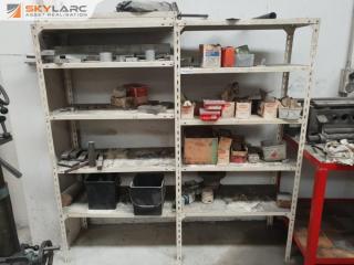 Workshop Shelving and Contents of Nails Etc