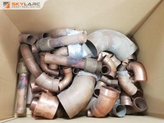 Box of Copper Pipe Fittings