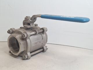 2 & 1/2 inch 316 stainless steel ball valve