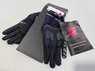 Five TFX4 Motorcycle Gloves, Size 11/XL, New