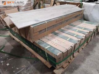 120x Wood-like Ceramic Floor Tiles, 23.33m2