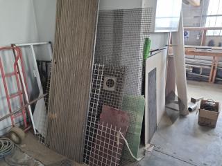 Assorted Lot of Steel Grating