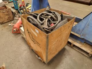 Large Crate of Gaskets and Pipe Insulation