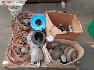 Pallet of Copper Pipe, Pipe Fittings Etc