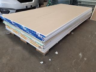 31x Sheets of Plasterboard by GIB and ProRoc