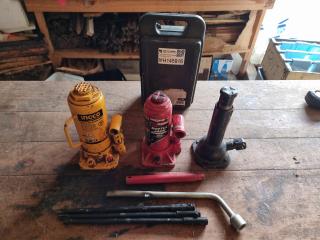 3 Hydraulic Bottle Jacks