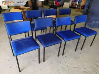 8x Stackable Office Reception or Meeting Chairs