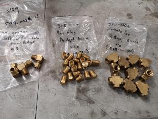 Assorted Brass Industrial Fittings