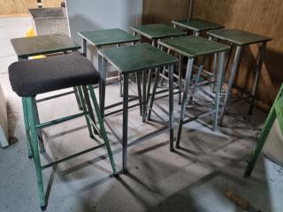 8x Rugged Stools