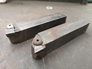 2x Lathe Indexable Turning Tools