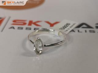 Marquise Cut Ring | Medium | Clear Quartz